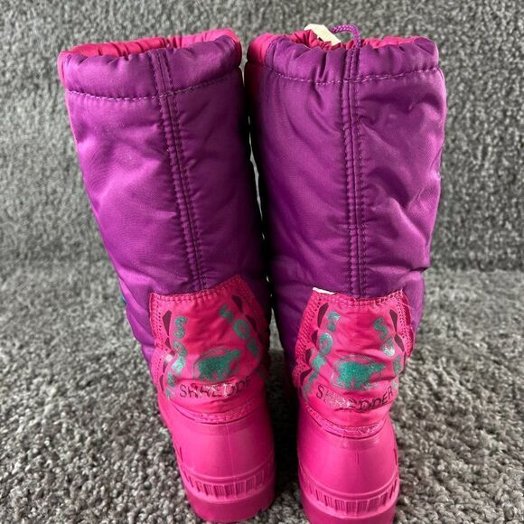 Sorel Snow Boots Youth Girls 5 Pink Purple Removeable Liner Made in Canada - Picture 4 of 13